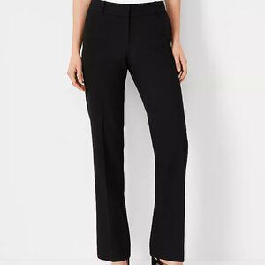 Ann Taylor Straight Pant in Seasonless Stretch